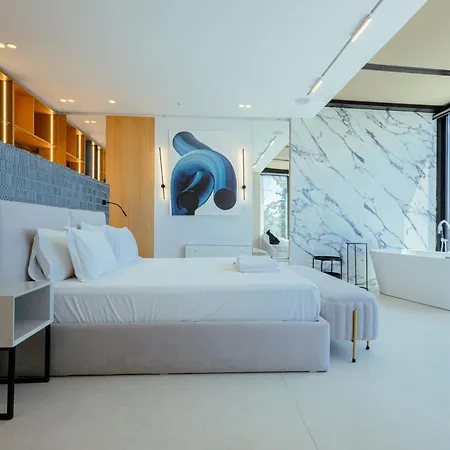 Luxury Dhermi With Infinity Pool Villa