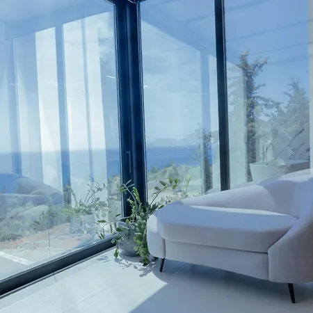 ヴィラ Luxury Dhermi With Infinity Pool *