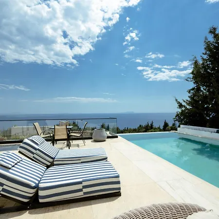 Luxury Dhermi With Infinity Pool Villa *
